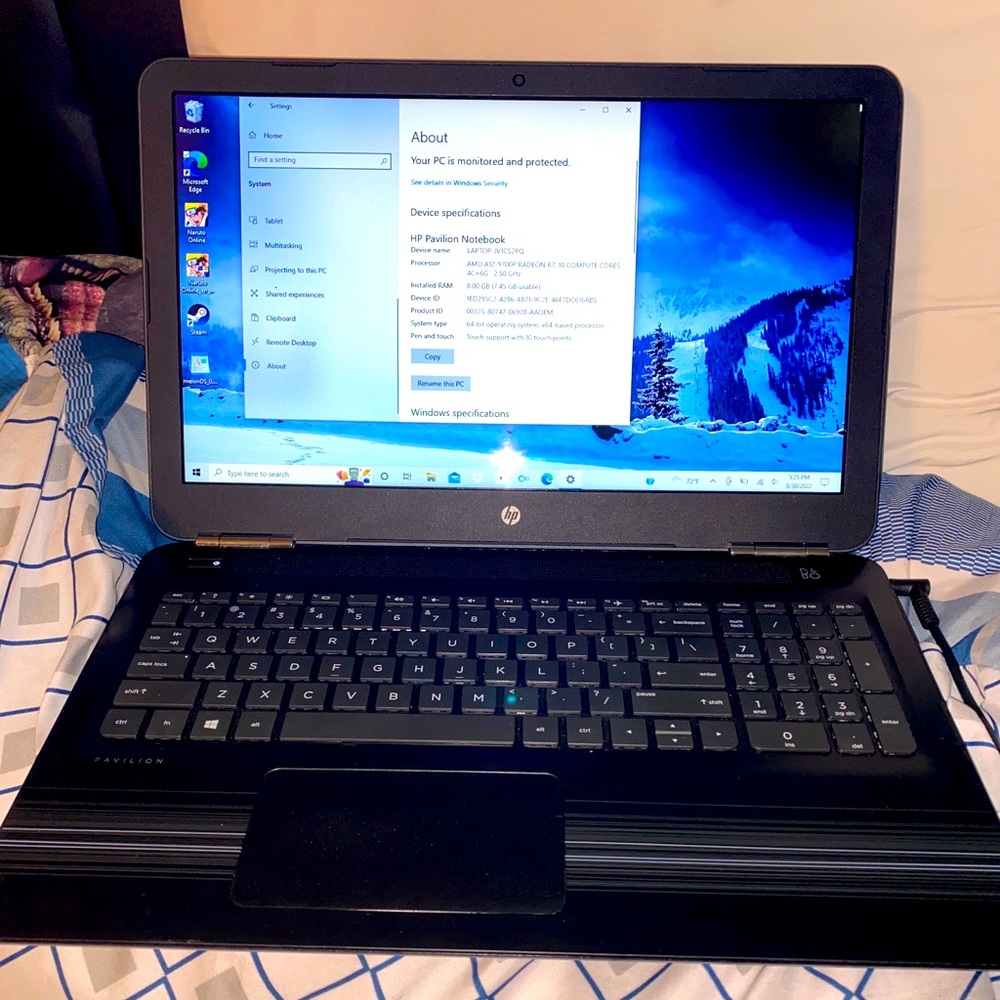 HP PAVILLION LAPTOP WITH TOUCH SCREEN 1TB memory Disc drive CD BURNER
